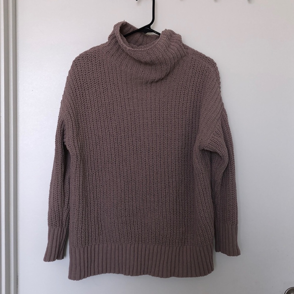 Aerie oversized mock neck sweater